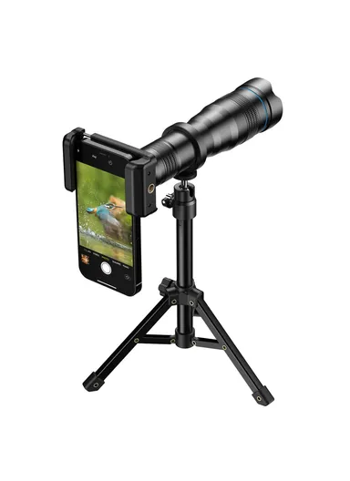 36X Monocular Telephoto Lens Tripod Stand Set Universal Phone Camera Lens Kit 36XJJ020