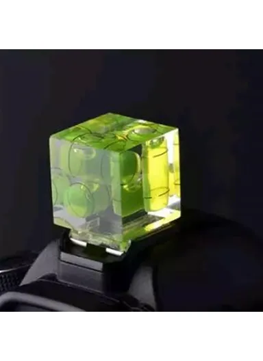 Camera Hot Shoe 3D Level Balancing Bead for SLR Camera Hot Shoe Bubble Level H02 