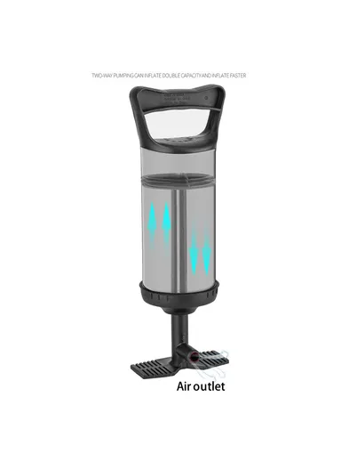 Manual Pump Quick Hand Pump with 3 Connection Air Nozzles, Multi-Purposes Hand-pull Air Pump HT-108 (L30 x W8.7)cm