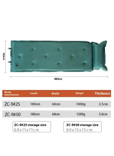 Self-Inflating Sleeping Pad Camping Mattress Sleeping Mat for Camping Hiking ZC-9#25 - Camouflage