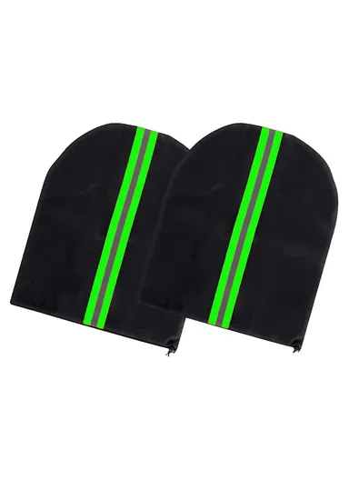 1 Pair 600D Oxford Cloth Car Rearview Mirror Cover Thickened Rainproof Snow-Proof Cover