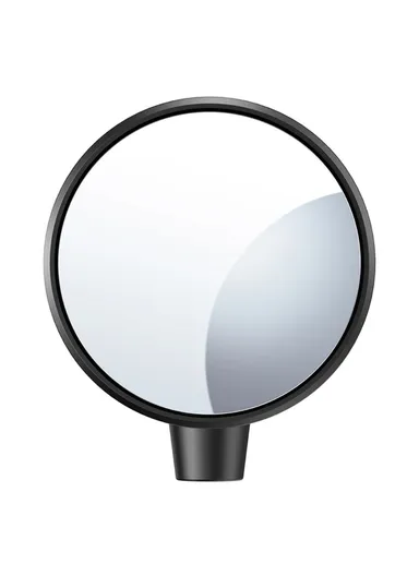 1-Pc SafeRide Series Backseat Rearview Mirror with Safety Hammer Wide Viewing Angle Rear View Mirror - Black