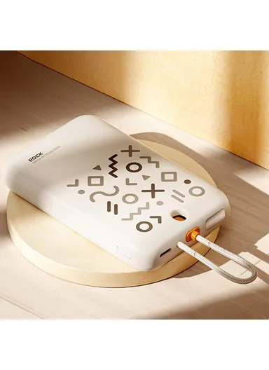 10000mAh Magnetic Power Bank with Cable, Portable Phone Charger P28 - Dark Grey