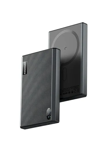 10000mAh 20W Fast Charging Magnetic Power Bank, Portable Wireless Charger Power Bank (L10.8 x W6.6 x H1.3)cm 