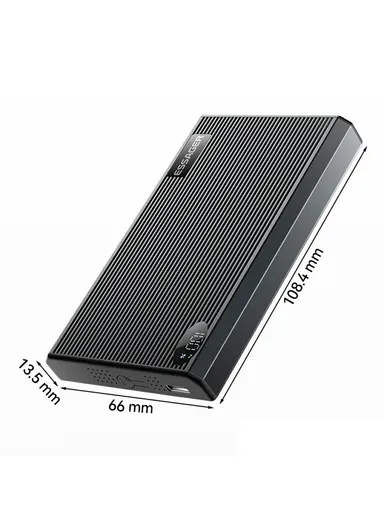10000mAh 20W Fast Charging Magnetic Power Bank, Portable Wireless Charger Power Bank (L10.8 x W6.6 x H1.3)cm 