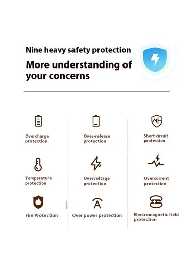 10000mAh Magnetic Power Bank, Portable Fast Charging Phone Charger with Built-in Cable RWC-8897L - Beige