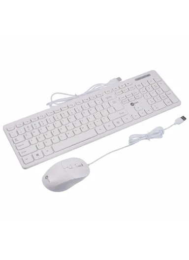 Wired USB Keyboard &amp; Mouse Combo Set, Multifunctional Keyboard &amp; Mouse LECOO CM102