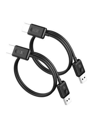 1080P Point to Point HDMI Transmitter + Receiver WiFi Transfer Adapter Cable CS6 - Black