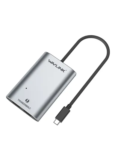 Thunderbolt 3 to Dual HDMI Adapter HD 4K Extended Display Adapter Multi-Screen Extender Converter WL-UTA02H