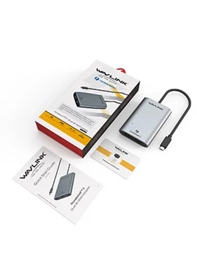 Thunderbolt 3 to Dual HDMI Adapter HD 4K Extended Display Adapter Multi-Screen Extender Converter WL-UTA02H