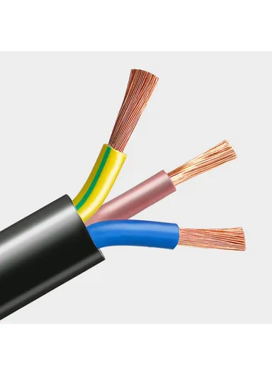 1m 3*0.75 SQMM EU Plug Power Cable for Monitor / Kettle 3 Square Pins Power Adapter