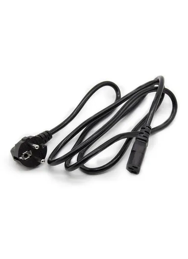 1m 3*0.75 SQMM EU Plug Power Cable for Monitor / Kettle 3 Square Pins Power Adapter