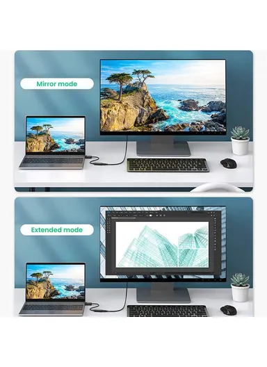 HD 1080P DisplayPort DP to HDMI Adapter Audio Video Converter 40362