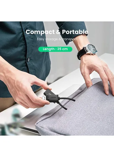 HD 1080P DisplayPort DP to HDMI Adapter Audio Video Converter 40362