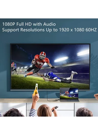 HD 1080P DisplayPort DP to HDMI Adapter Audio Video Converter 40362