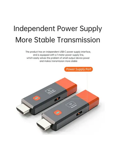 GT_HDWL50_Mate1_H1 HDMI Wireless Transmitter and Receiver Outdoor 50m Wireless Adapter