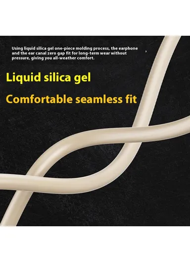 1.2m Kinkong Series Wired Earphones, Multi-use Sleep, Music, Calls In-Ear Headphones YB07 - 3.5mm Plug / Black