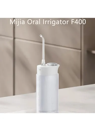 200ml 2200mAh Rechargeable Electric Water Flosser, 4 Gears Teeth Cleaning Oral Irrigator Water Flosser MIJIA MEO704 F400 - Pink