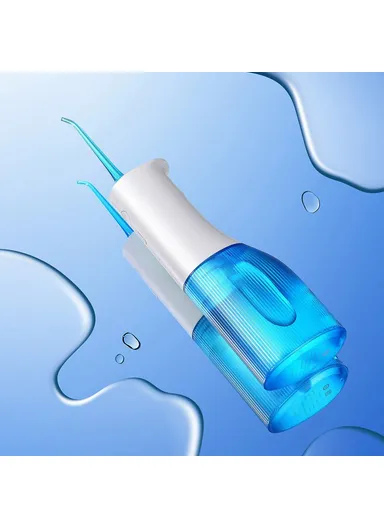 700mAh Rechargeable Teeth Cleaner Oral Irrigator, Portable Waterproof Toothpick Oral Cleaning Tooth Whitening 360-degree Rotary Nozzle YOUPIN SOOCAS W3 Pro 