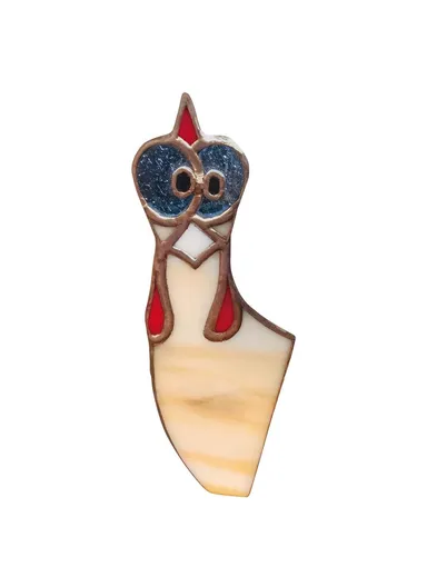 20cm Creative Peeping Rooster Window Corner Decor Acrylic Balcony Ornament (L20 x W11)cm - Style C