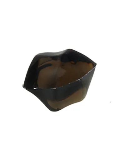 100-Pcs Fake Gem Diamond Plastic Stone for Vase Filler Fish Tank DIY Art Craft, M - Black