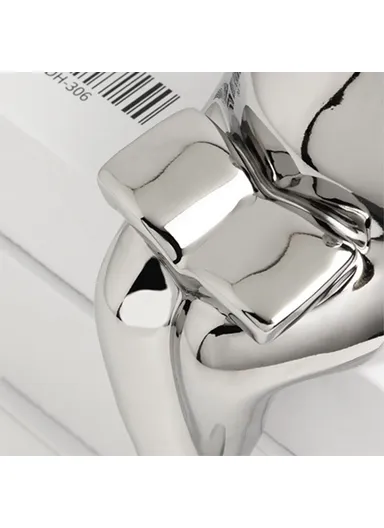 1-Pair Ceramic Rabbit Decors TV Stand Decor Shelf Decorations Statue Set BHM