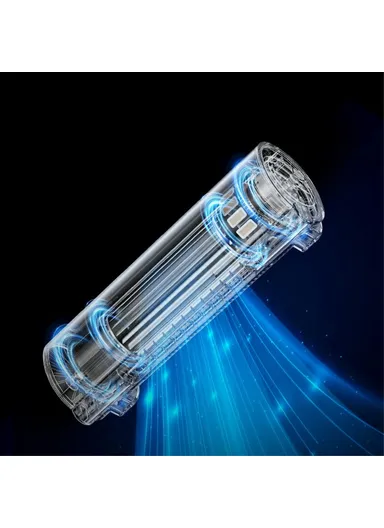 Mini Car Seat Back Fan, Desktop Portable Cooling Fan F80 - Black