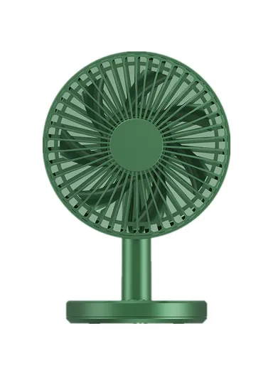 Portable Mini Desktop Table Fan, Multi-Uses Adjustable Angle Cooling Fan - Green