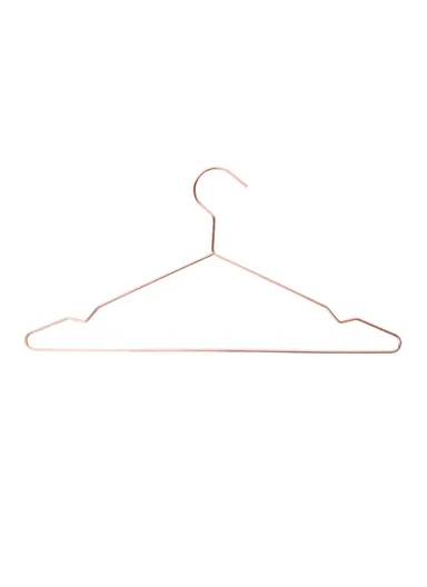 Anti-slip Clothes Hanger, Electroplating Iron Hanger Heavy Duty Cloth Holder (W42 x H24)cm