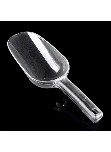 23cm Multipurpose Kitchen Plastic Scoop Ice Cube Flour Grain Shovel, Round Opening - S