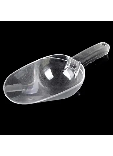 23cm Multipurpose Kitchen Plastic Scoop Ice Cube Flour Grain Shovel, Round Opening - S