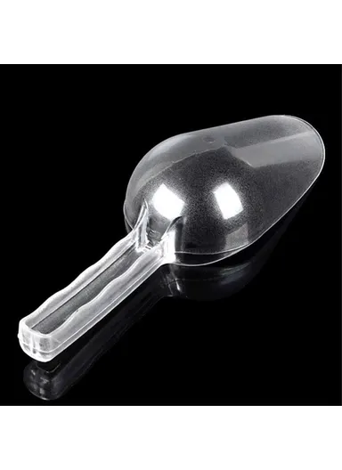 23cm Multipurpose Kitchen Plastic Scoop Ice Cube Flour Grain Shovel, Round Opening - S