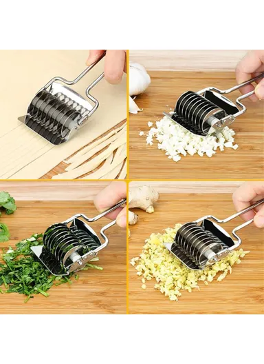 Stainless Steel Onion Chopper Slicer Garlic Coriander Cutter Cooking Tool