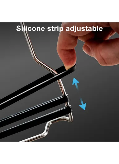 Bowl Gripping Tool Kitchen PP+Stainless Steel+Silicone Anti-scald Bowl Plate Cup Clip AAB050 - White