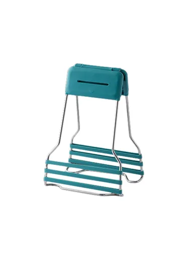 Bowl Gripping Tool Kitchen PP+Stainless Steel+Silicone Anti-scald Bowl Plate Cup Clip AAB050 - Green