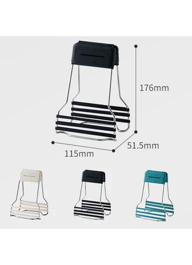 Bowl Gripping Tool Kitchen PP+Stainless Steel+Silicone Anti-scald Bowl Plate Cup Clip AAB050 - Green