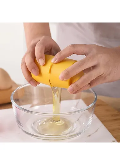 Handheld Egg Shell Opener, Egg Shell Separator Kitchen Gadget - Pink