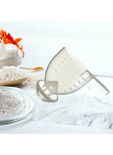 4-Pcs Measuring Scoop Funnel ABS Powder Funnel Water Bottle Scoop Measuring Tool