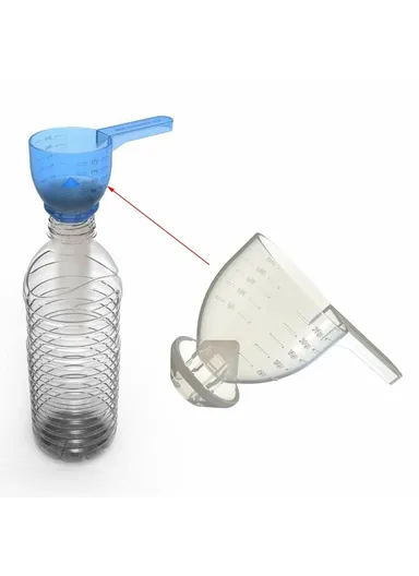 4-Pcs Measuring Scoop Funnel ABS Powder Funnel Water Bottle Scoop Measuring Tool