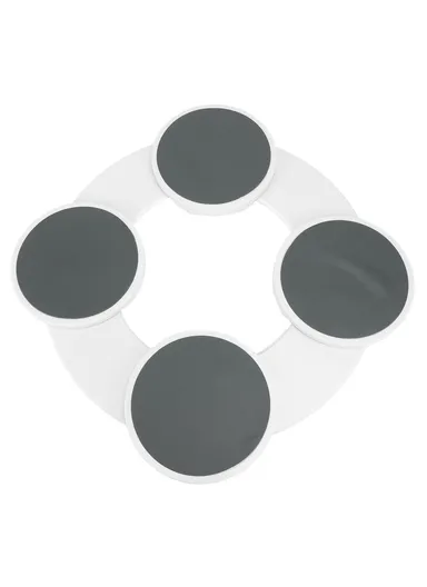 4-Trays Portable Dining Table Rotating Tray Home, 360 Degree Manual Rotating Meal Tray