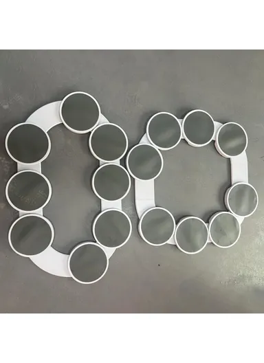 90cm 8-Trays 360 Degree Turntable Kitchen Dining Table Manual Meal Rotating Tray