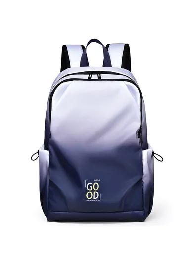 Multi-Use Travel 15.6-Inch Laptop Bag, Waterproof Gradient Color Shoulder Bag Backpack YS3588 (L32 x D17 x H44)cm - Purple 