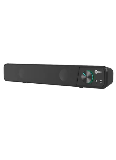 Desktop Soundbar USB Dual 3.5mm Ports Speaker with RGB Light LECOO DS111