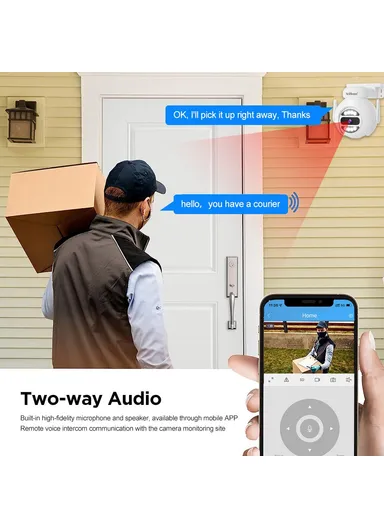 10.1 Inch LCD Screen 8CH WiFi NVR 5MP HD CCTV Camera Kit, Multi-Use Indoor &amp; Outdoor Waterproof Surveillance Security Camera NVS010+IPC047 - EU Plug