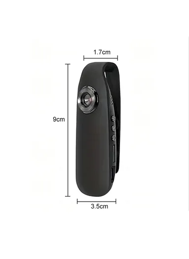 Mini Body Camera 1080P HD Loop Recording Video Recorder with 32GB SD Card for Law Enforcement Work Daily Use