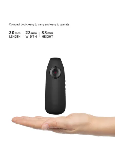 Mini Body Camera 1080P HD Loop Recording Video Recorder with 32GB SD Card for Law Enforcement Work Daily Use