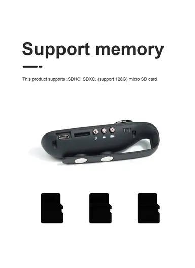 Mini Body Camera 1080P HD Loop Recording Video Recorder with 32GB SD Card for Law Enforcement Work Daily Use