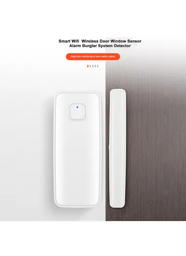Tuya Smart Zigbee Vibration Sensor Door Magnetic Two-In-One Smart Home Vibration Sensor