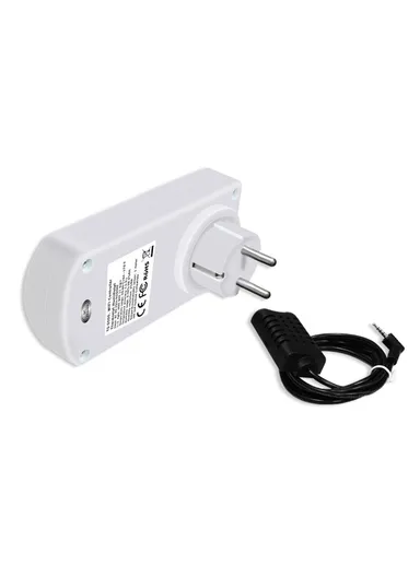 WiFi Controller Temperature Humidity Sensor Smart Remote Control Timing Switch Socket - EU Plug