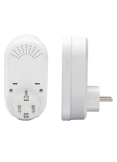 Smart WiFi Plug In Thermostat Temperature Controller Socket BHT12-EW-WIFI - White / EU Plug